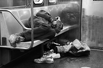 Homeless : Street Life : New York : Personal Photo Projects : Photos : Richard Moore : Photographer